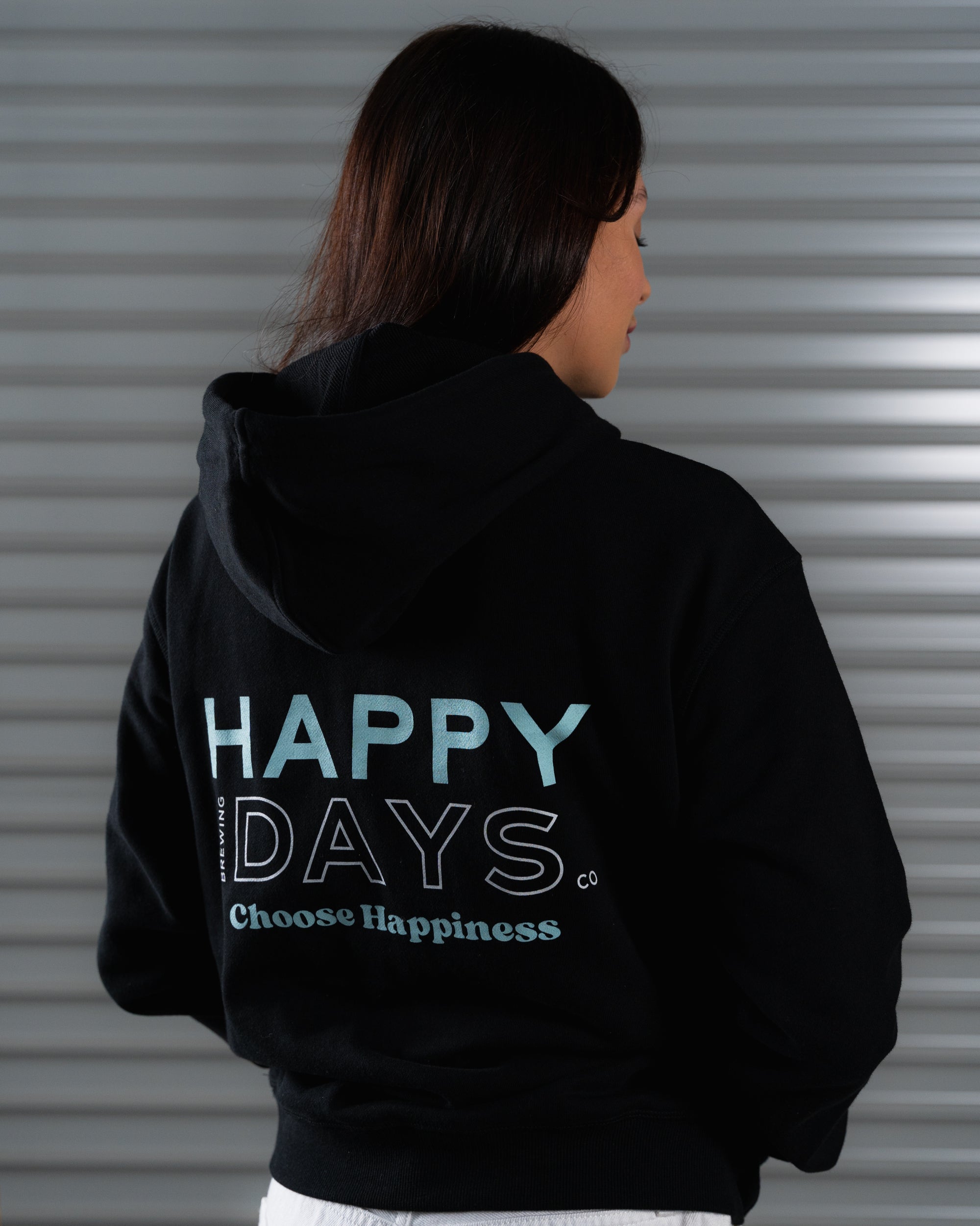 Women's black hoodie